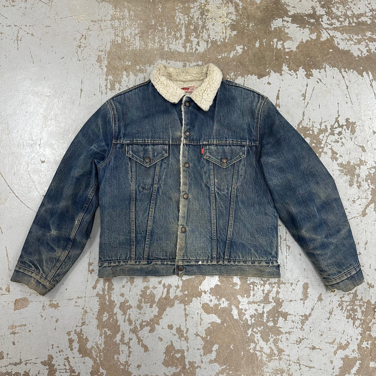1970’s Levi’s Sherpa Lined Denim Jacket Size 44