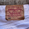 1990’s MiUSA White Levi’s 501 Denim Jeans 33” x 31”