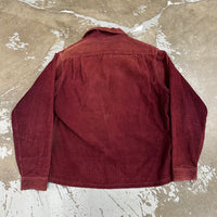 1940’s/50’s Spiegel Sun Faded Burgundy Corduroy Shirt Medium