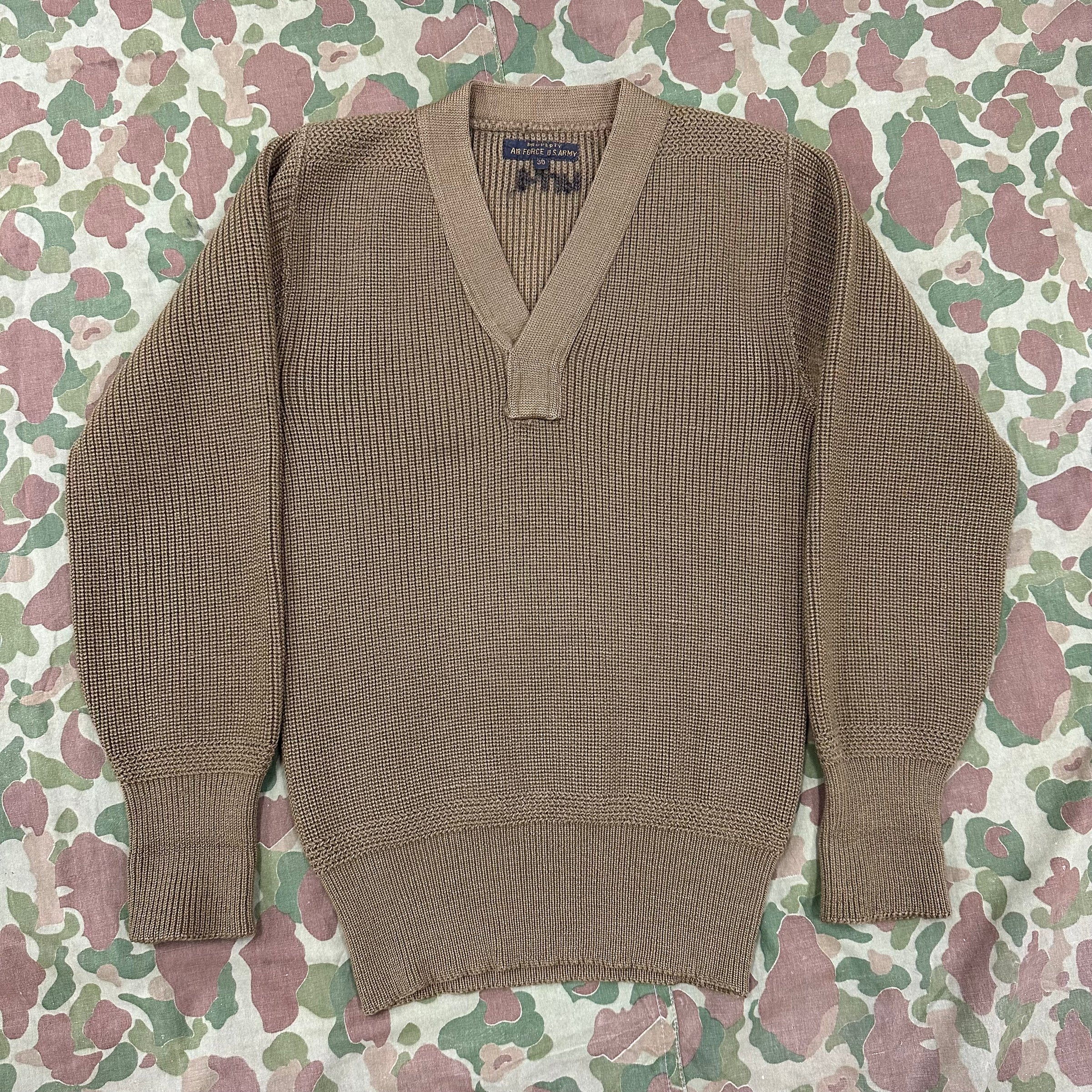 1940’s WWII USAAF A-1 Mechanics Sweater Size 36