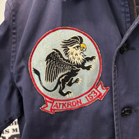 1960’s Patched USN Utility Jacket Size 38