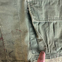 1960’s Painted Poplin Jungle Jacket 22” Chest