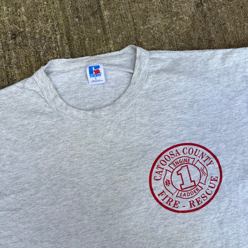 1980’s Catoosa County Fire Rescue Engine 1 T-Shirt Large