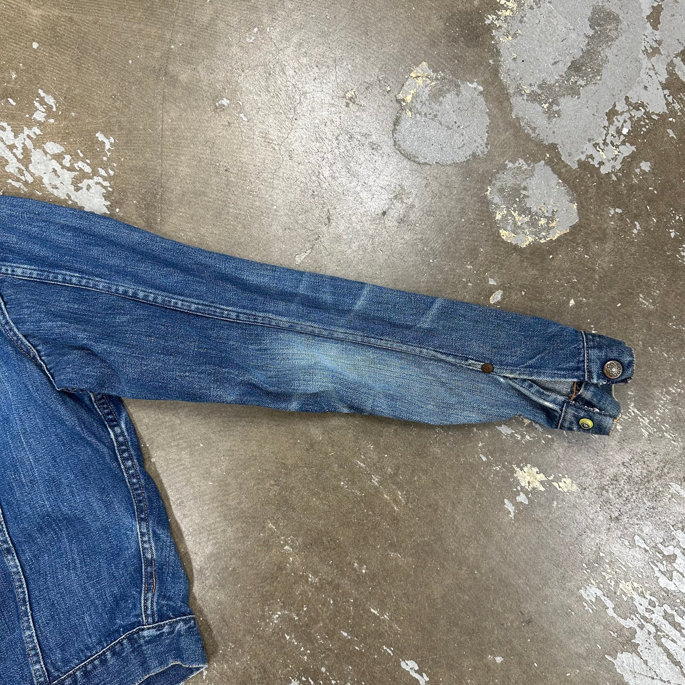 1950’s Montgomery Ward Type 2 Style Pleated Denim Jacket