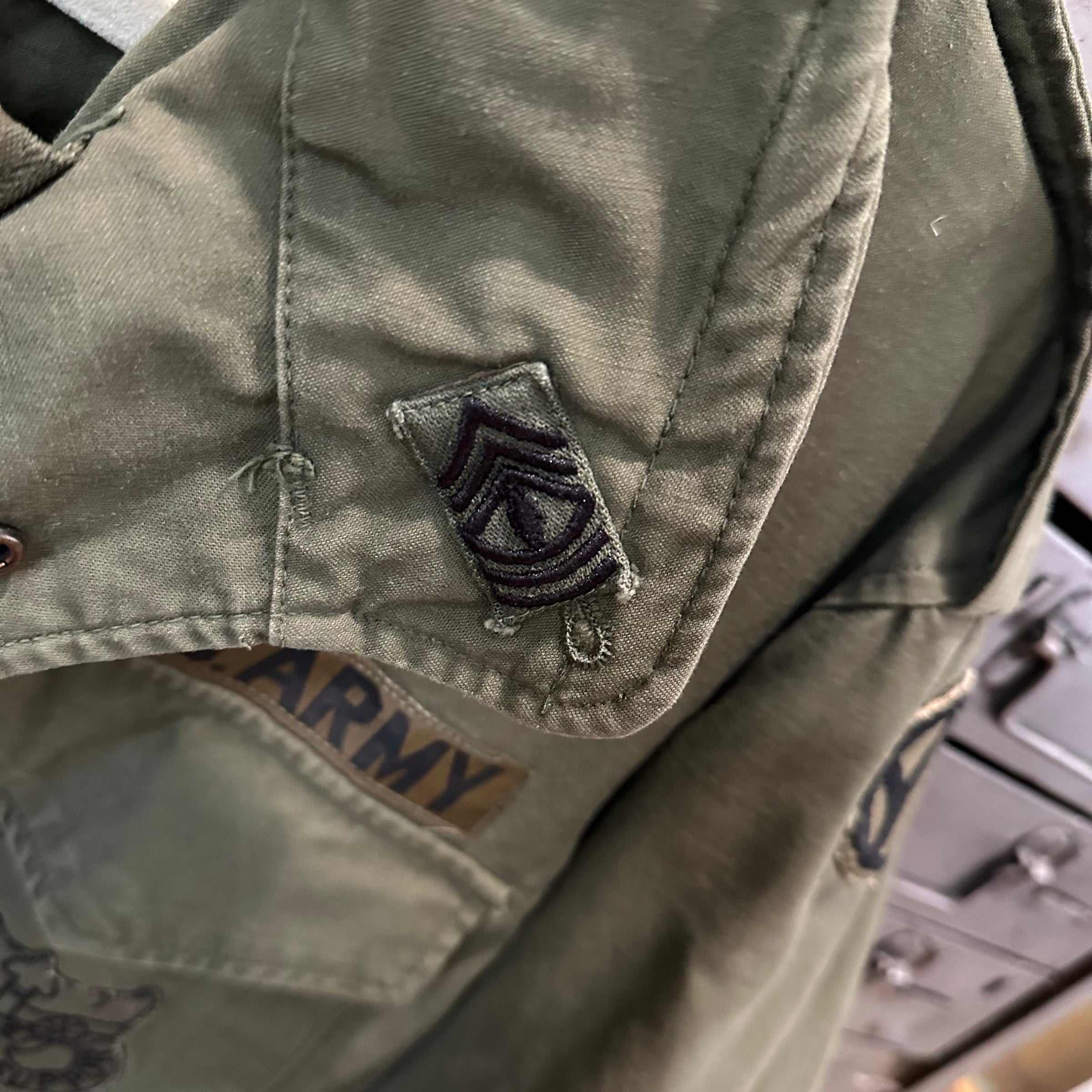 1970’s Patched M-65 Field Jacket Medium Regular