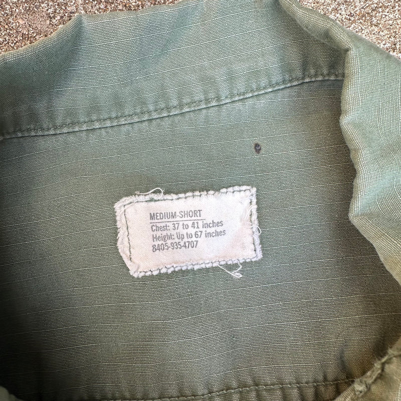 1970’s Vietnam War Civil Air Patrol Patched Ripstop Jungle Jacket Medium Short