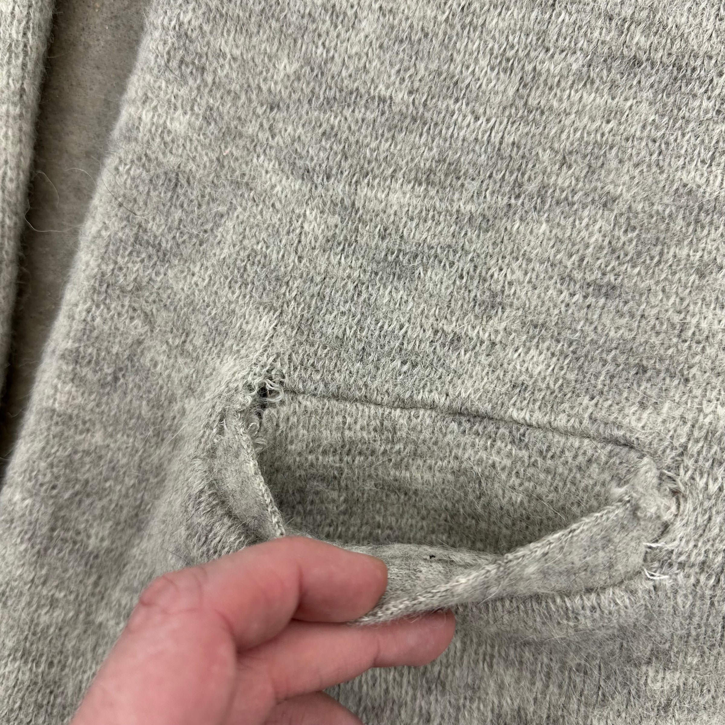 1970’s Superfine Alpaca Wool Cardigan Sweater Medium