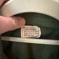 1960’s Vietnam War Deadstock Ripstop Jungle Jacket X-Small Regular