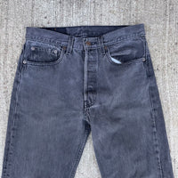 1990’s Black Levi’s 501 Denim Jeans 30” x 31”