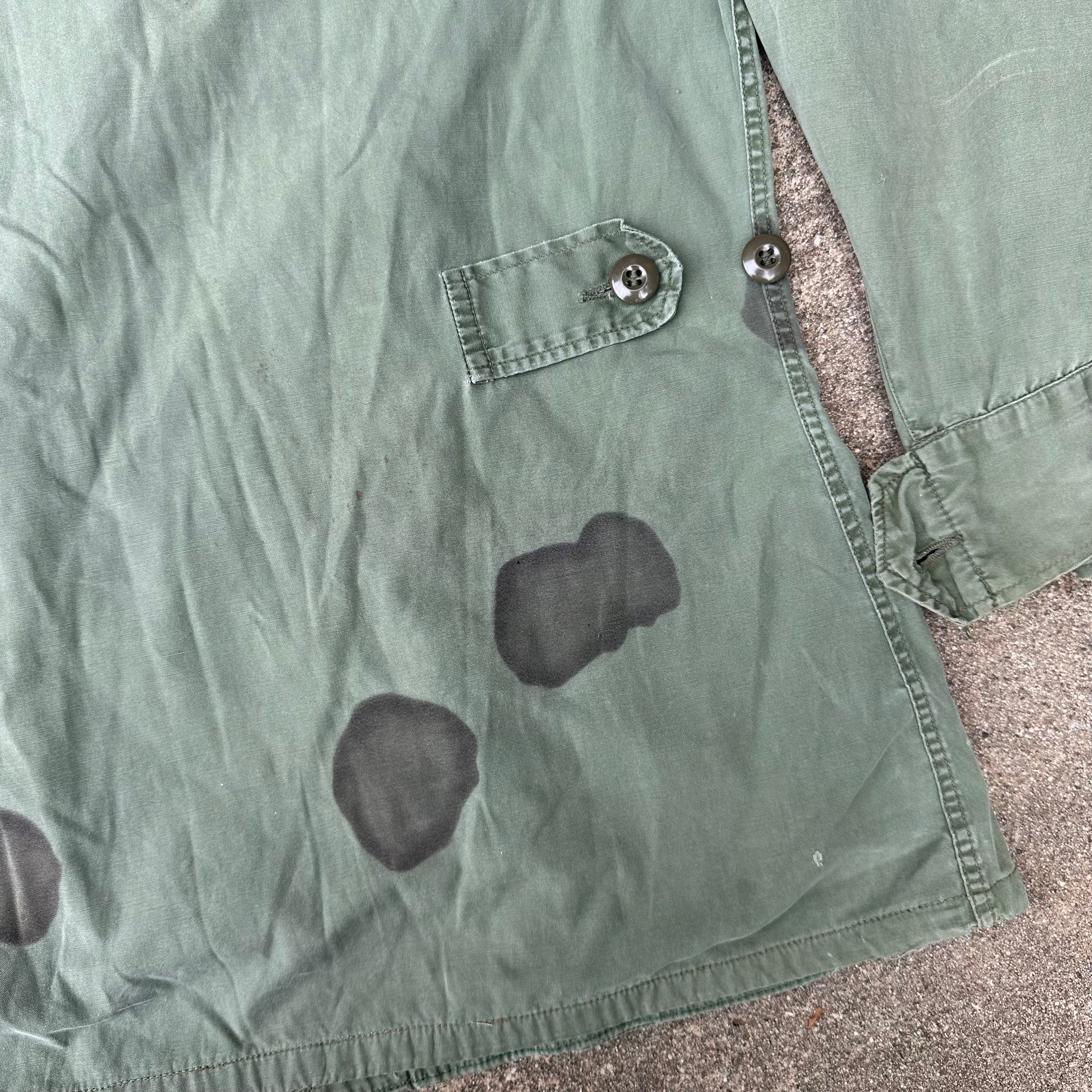 1960’s Vietnam War Second Pattern Poplin Jungle Jacket Large Regular