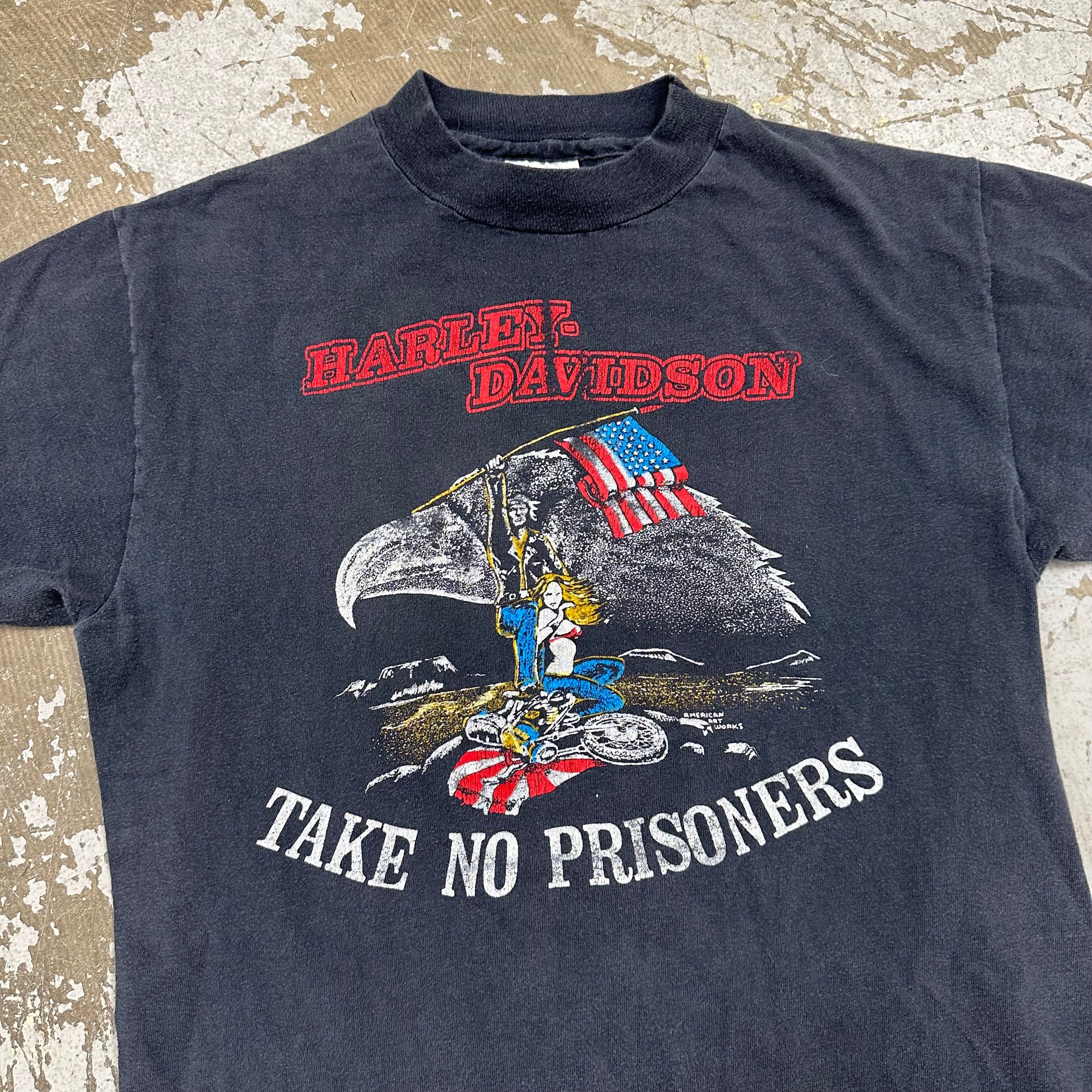 1980’s Harley Davidson Take No Prisoners T-Shirt Medium