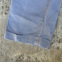 1960’s Tuf Nut Double Button Grey Cotton Work Pants 32” Waist