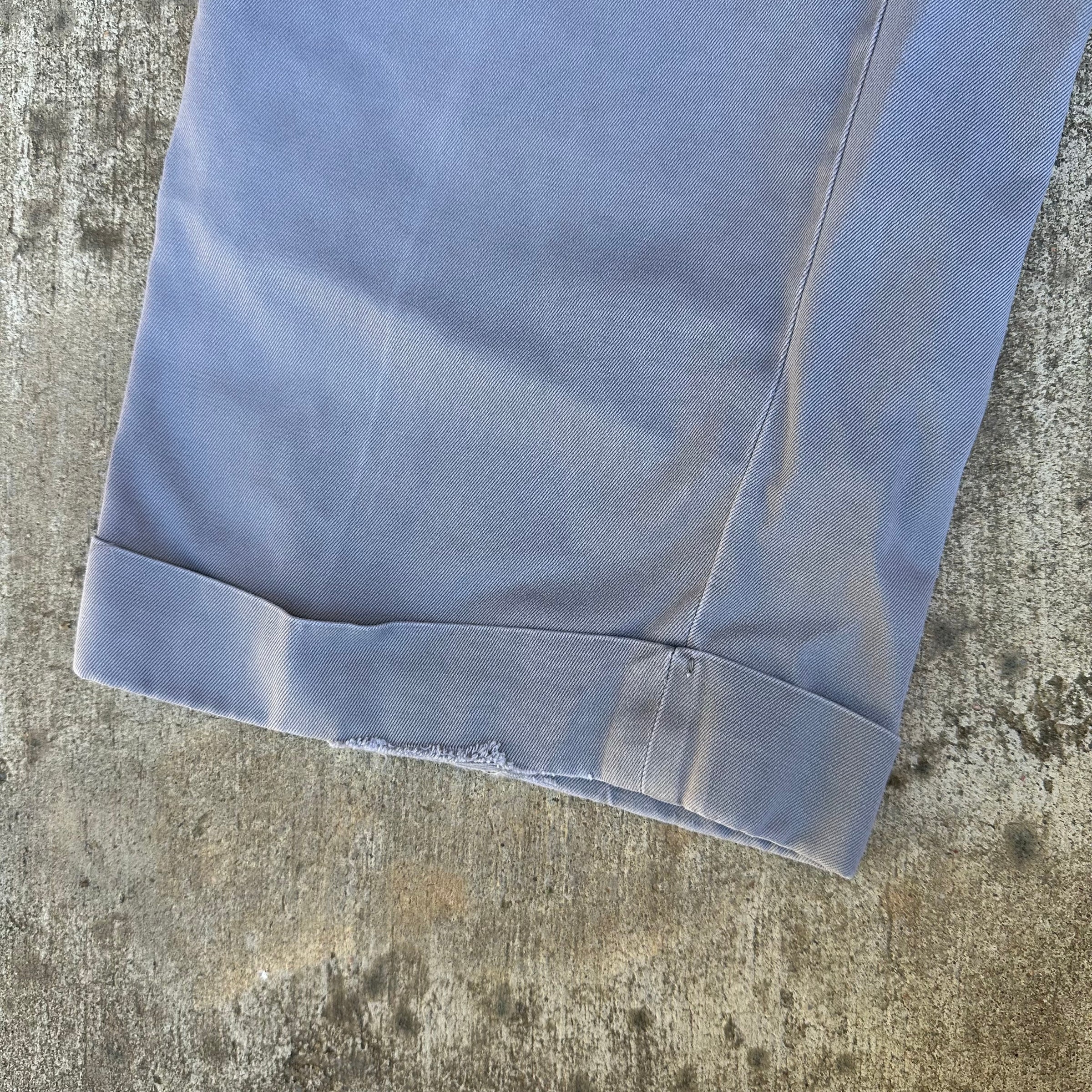 1960’s Tuf Nut Double Button Grey Cotton Work Pants 32” Waist