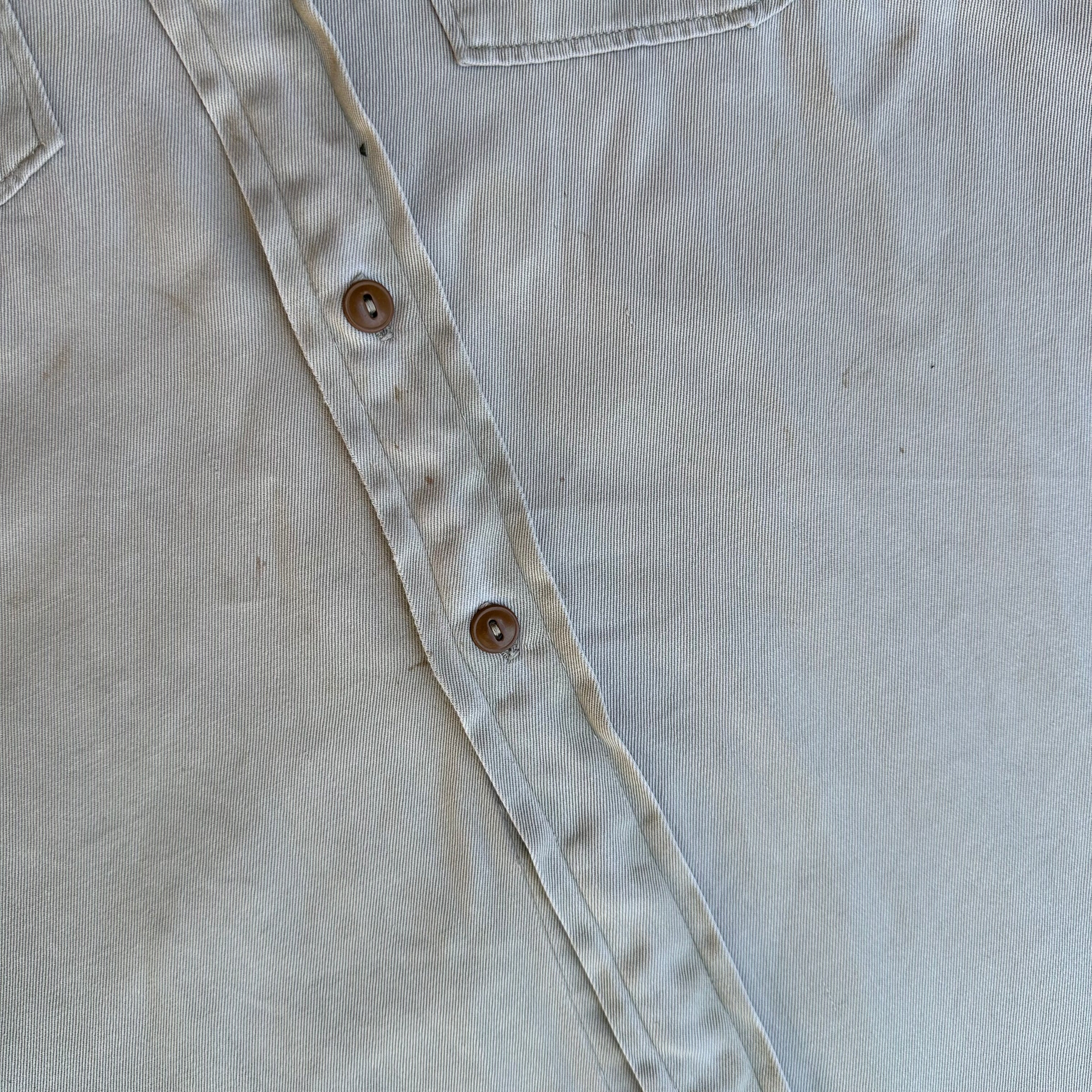1960’s Coca Cola Employee Khaki Work Shirt Medium