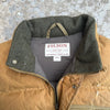 Filson Waxed Canvas Down Cruiser Vest Large