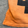 1960’s Orange/Black Kids Prep-Togs Water Print Sweatshirt Size 12