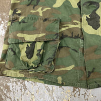 1960’s Vietnam War Poplin ERDL Camo Jungle Jacket Medium Regular