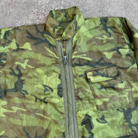 1960’s/70’s Vietnam War Tailor Made ERDL Camo Poncho Liner Jacket Large