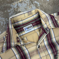1970’s/80’s Five Brothers Plaid Cotton Flannel Shirt XL