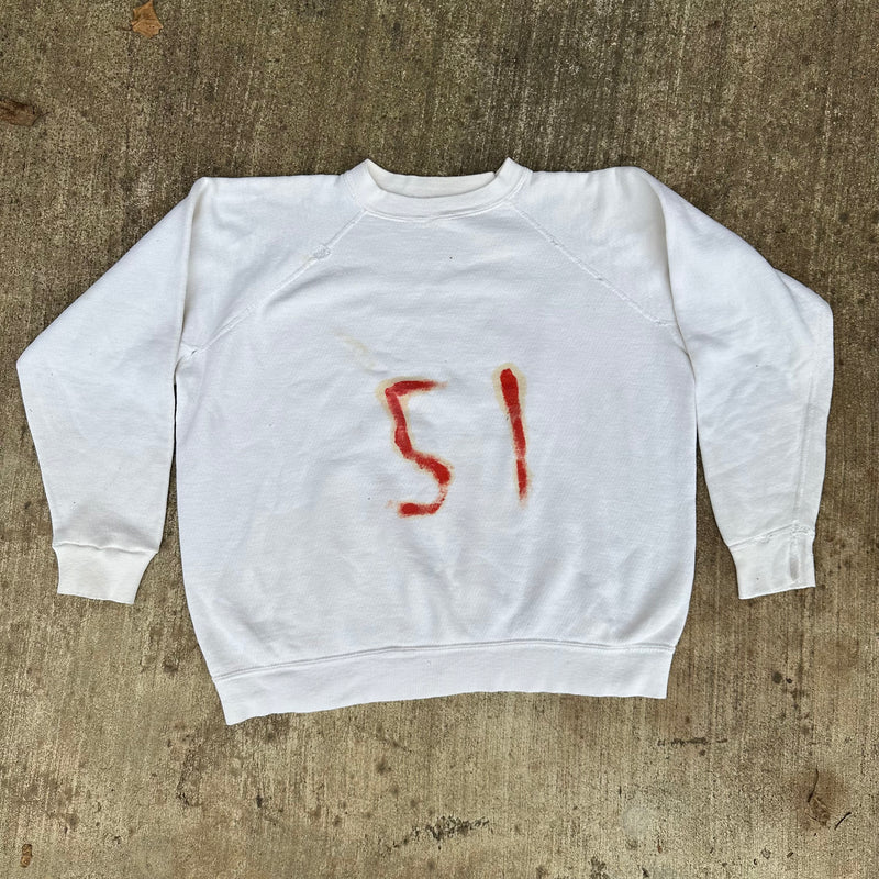 1960’s Rangley College Cotton Raglan Sweatshirt M/L