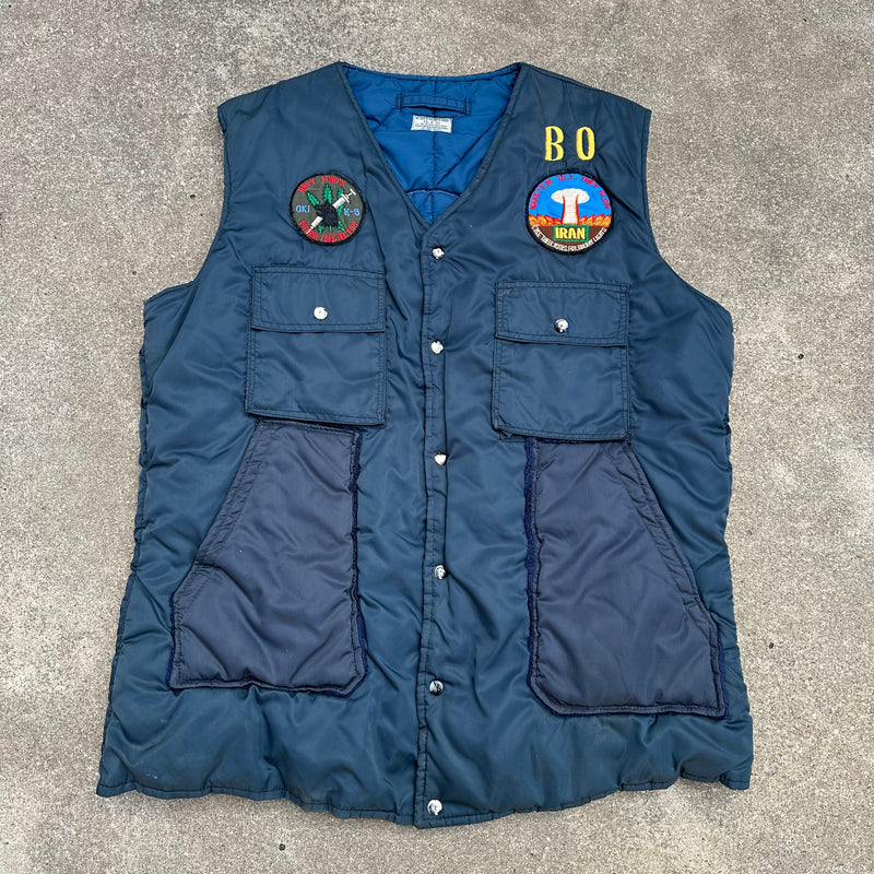 1980’s Korean Made Navy K-9 Unit Souvenir Vest XL