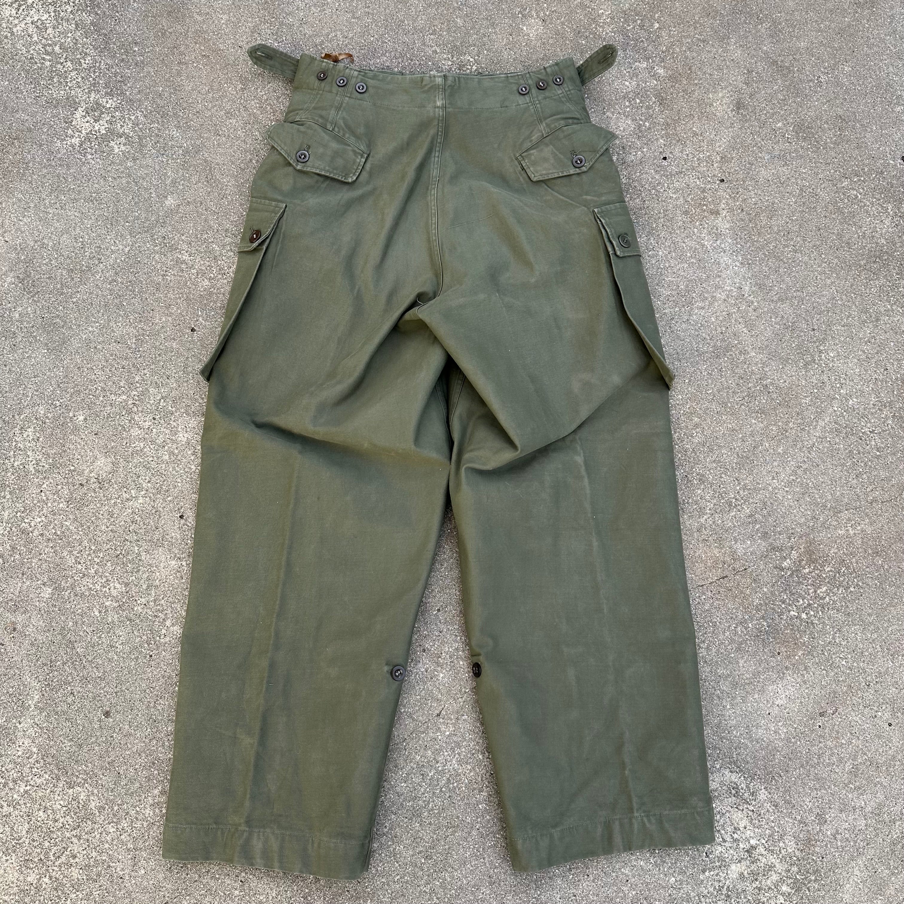 1960's Dutch Military Fatigue Pants 31” Waist – Little Chum Vintage