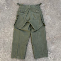 1960’s Dutch Military Fatigue Pants 31” Waist