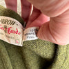 1960’s/70’s Arrow Forest Green Lambswool Cardigan Sweater Medium