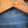 1940’s Stenciled WWII USN Chambray Shirt Large 22.5” Chest