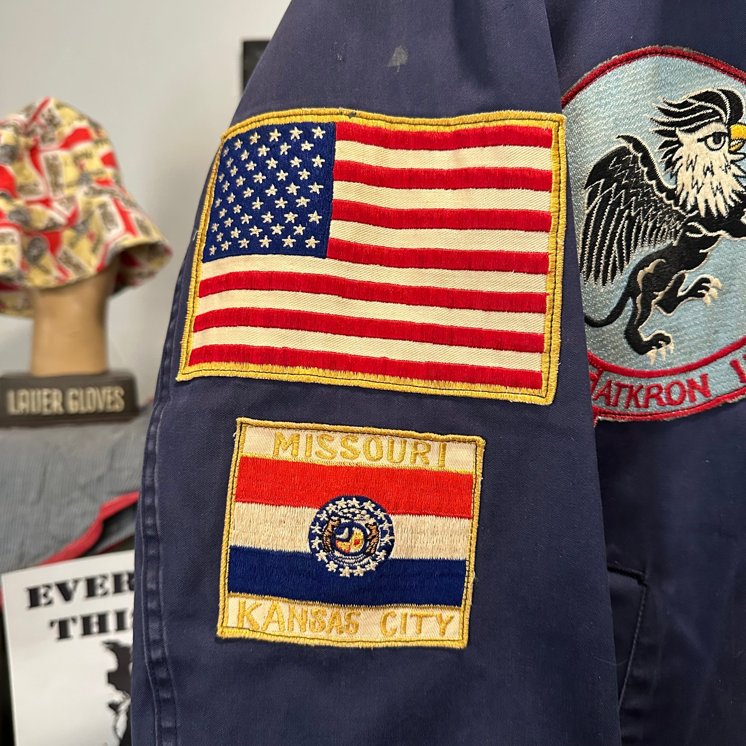 1960’s Patched USN Utility Jacket Size 38