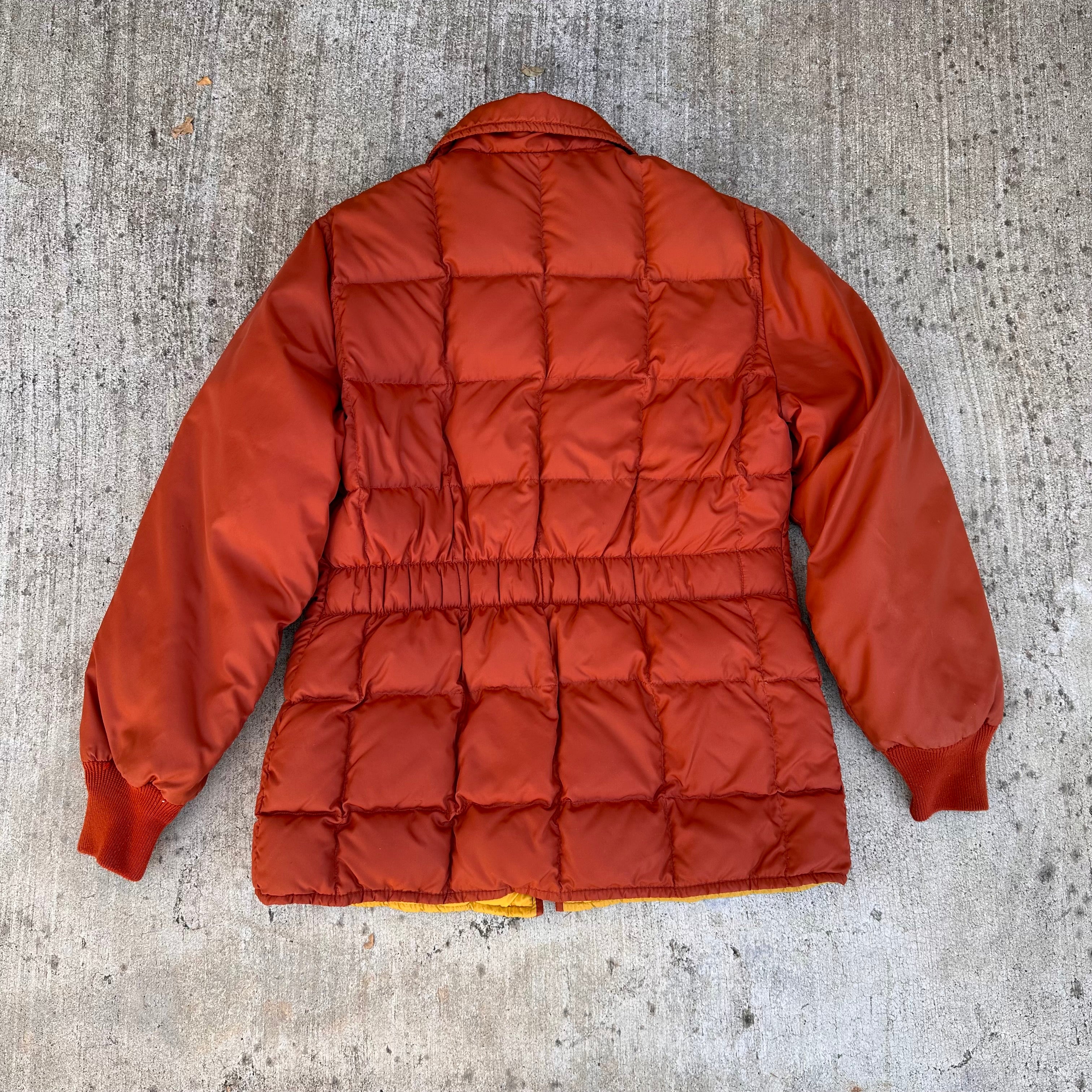 Store 1970’s Orange Puffy Jacket