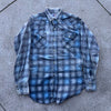 1960’s Levi’s Western Wear Plaid Cotton Flannel Shirt Small