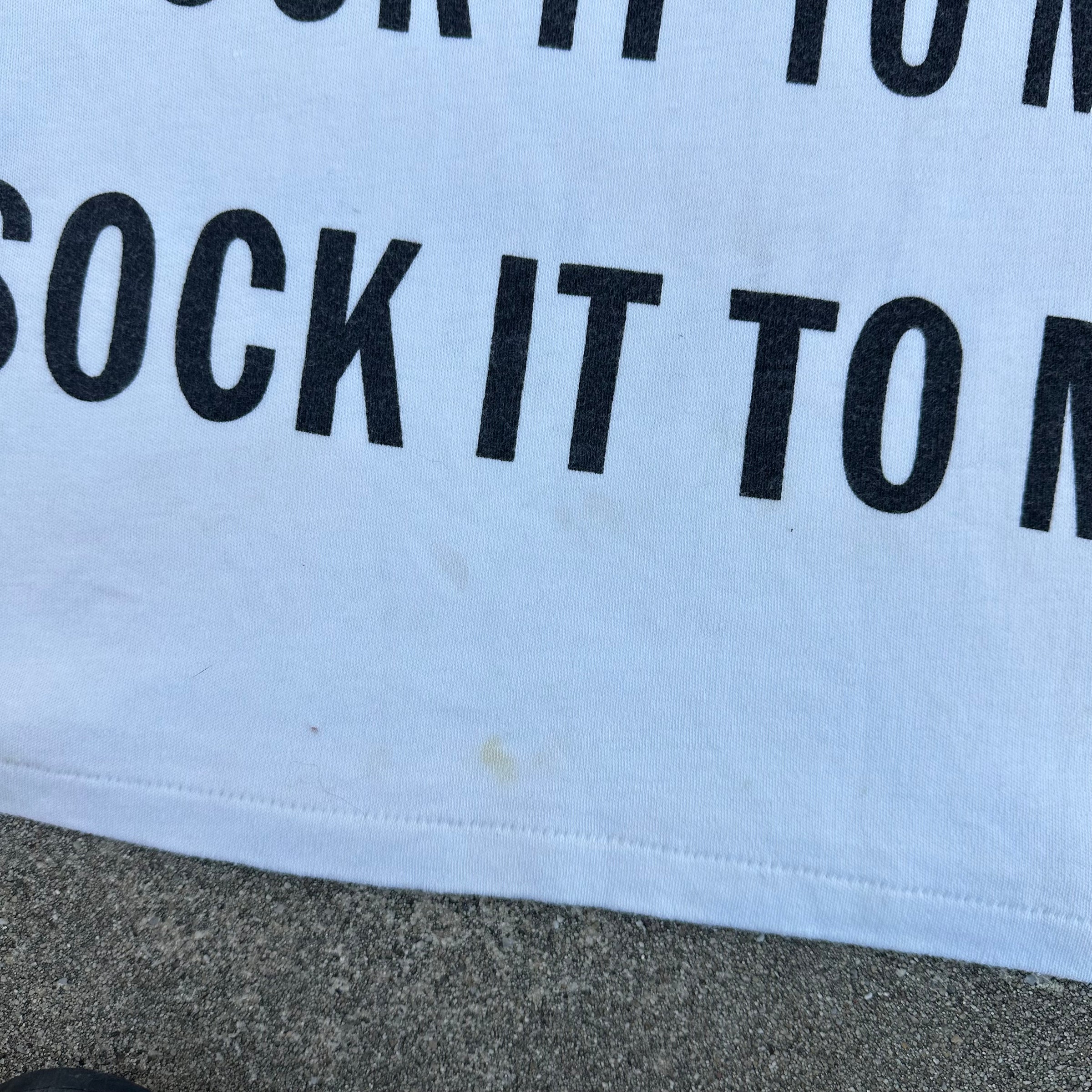 1960’s Sock it to Me Cotton Turtleneck T-Shirt Small