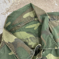 1960’s Vietnam War Poplin ERDL Camo Jungle Jacket Small Regular