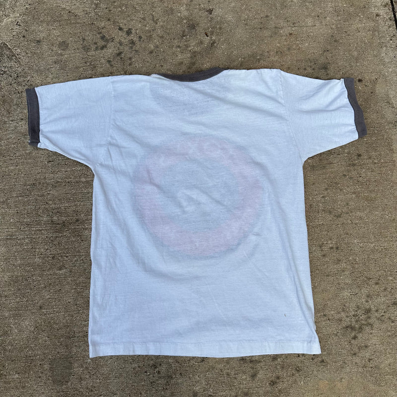 1970’s Foxy’s Cycle and Ski Ringer T-Shirt Small