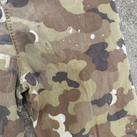 1960’s/70’s Vietnam War ARVN Police Cloud Camo Cotton Shell Pants 28” - 39” Waist