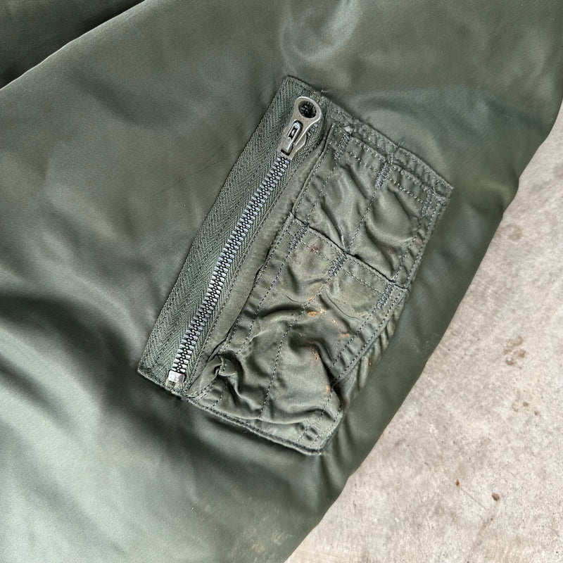 1960’s Patched MA-1 Flight Jacket Large