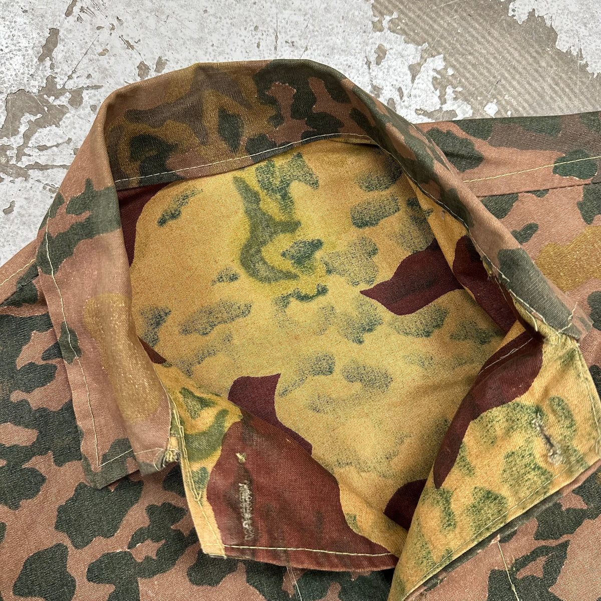 1960’s/70’s Reversible Egyptian Military Rocks/Sand Camo Jacket Large