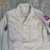 1940’s WWII 82nd Airborne Patched Khaki Shirt with Gas Flap