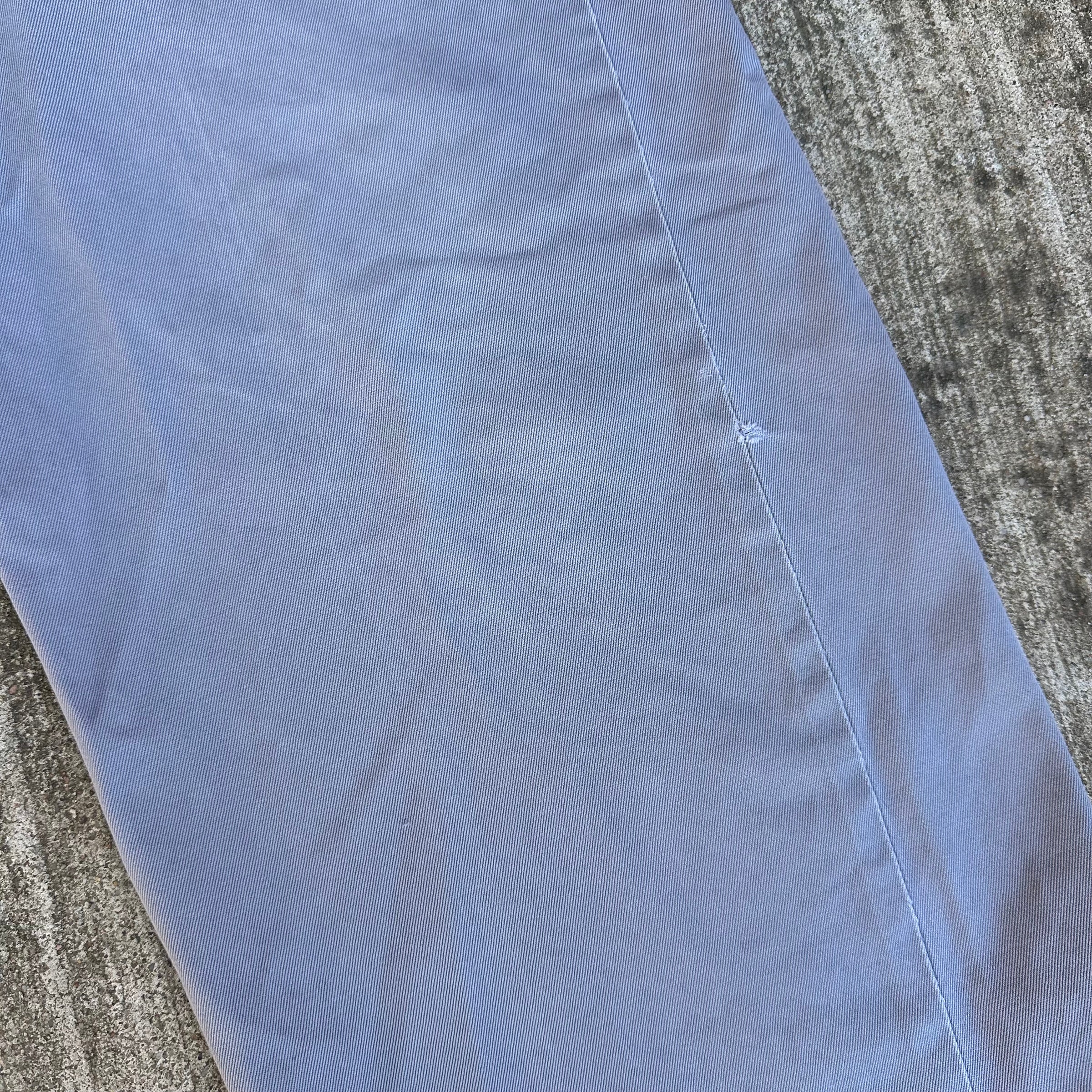 1960’s Tuf Nut Double Button Grey Cotton Work Pants 32” Waist