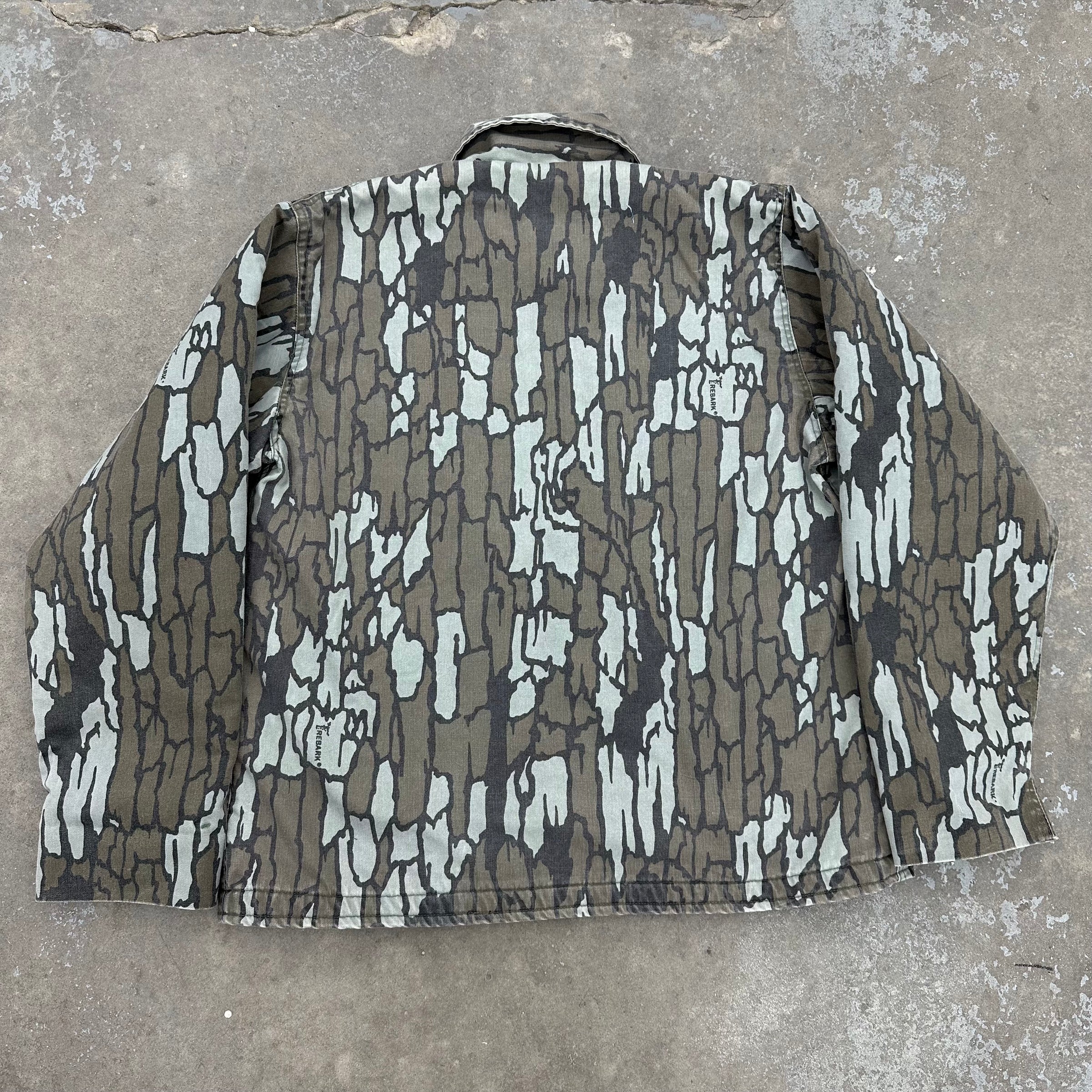 1980’s Trebark Camo A-2 Deck Jacket Large