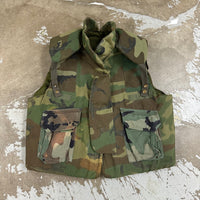 1980’s US Army Woodland Camo M81 PASGT Flak Vest Large