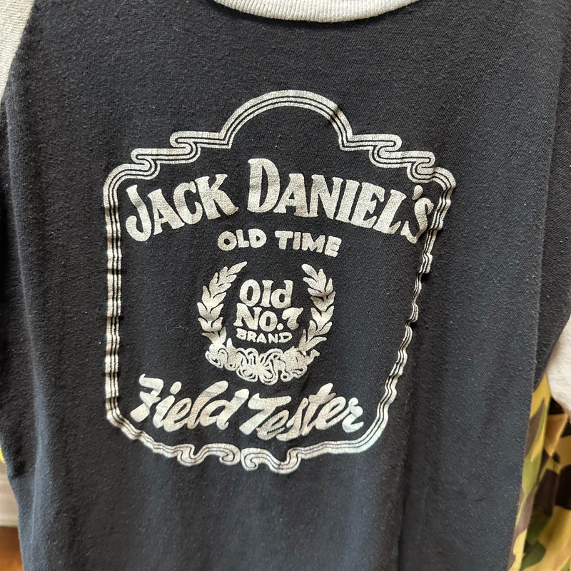 1980’s Jack Daniels Field Tester Raglan T-Shirt XS