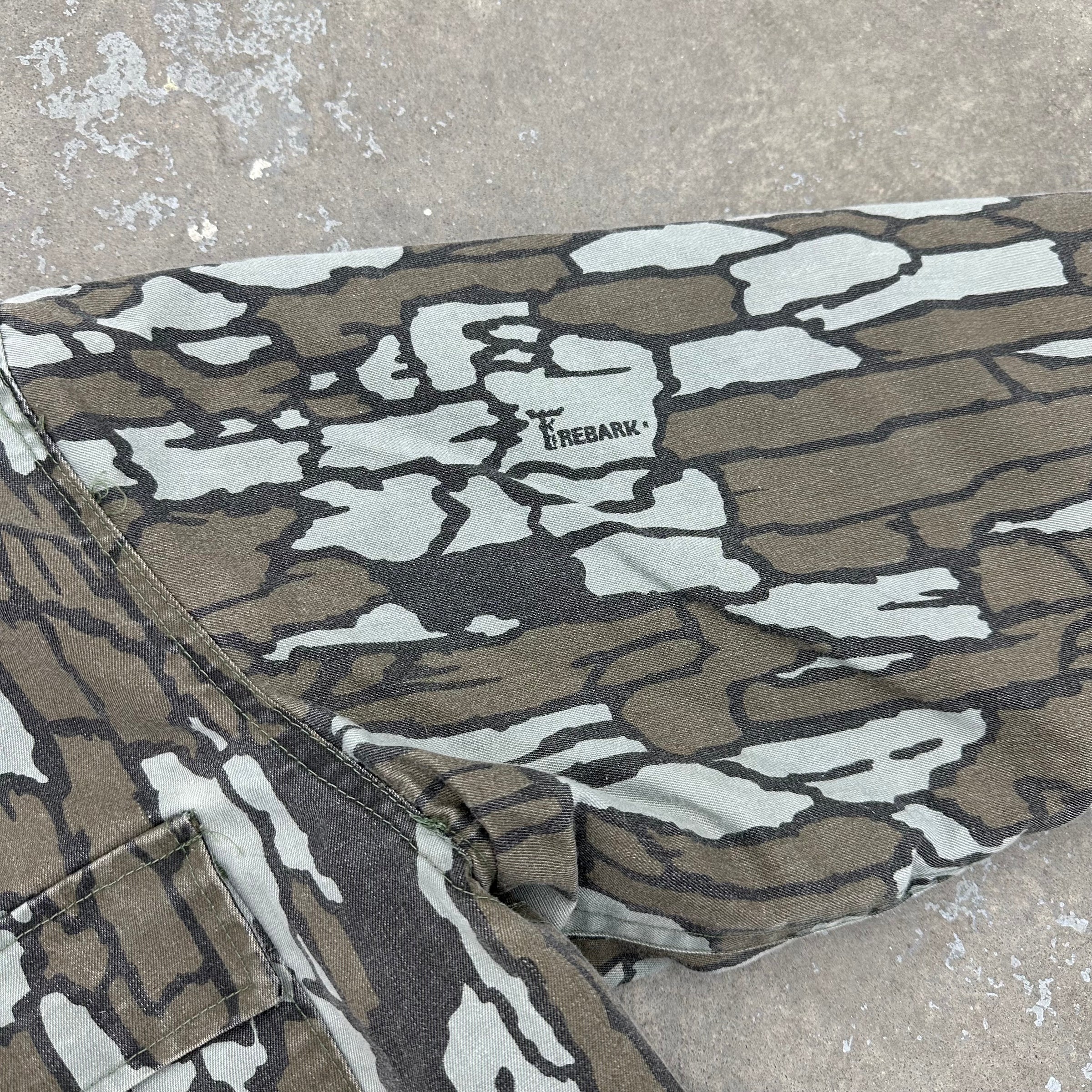1980’s Trebark Camo A-2 Deck Jacket Large