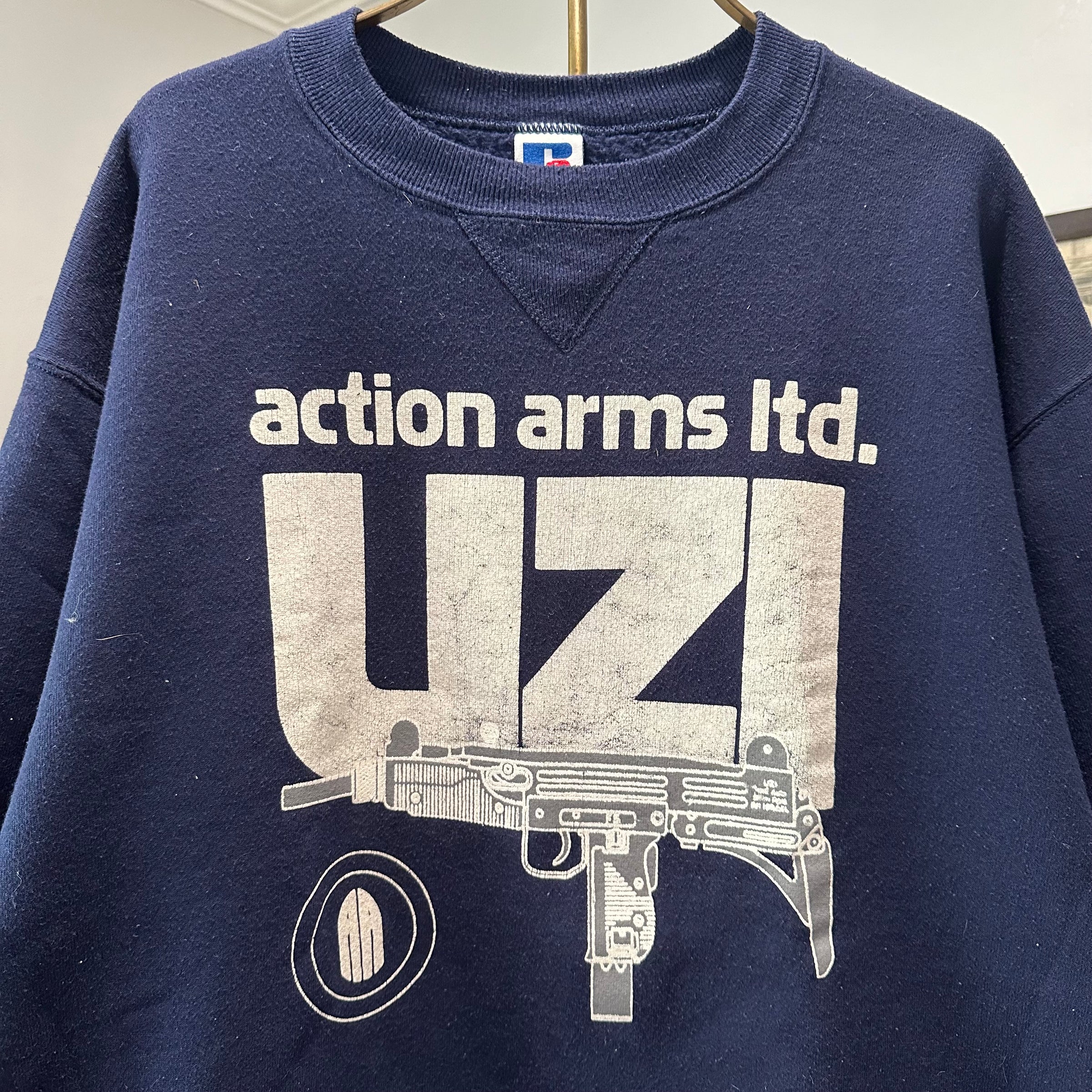 1980’s/90’s Action Arms Limited Uzi Promo Sweatshirt Large