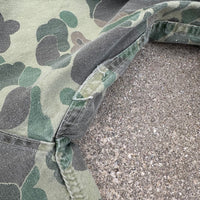 1960’s Kamo Brand 13 Star Button Duck Hunter Camo Shirt 23.5” Chest