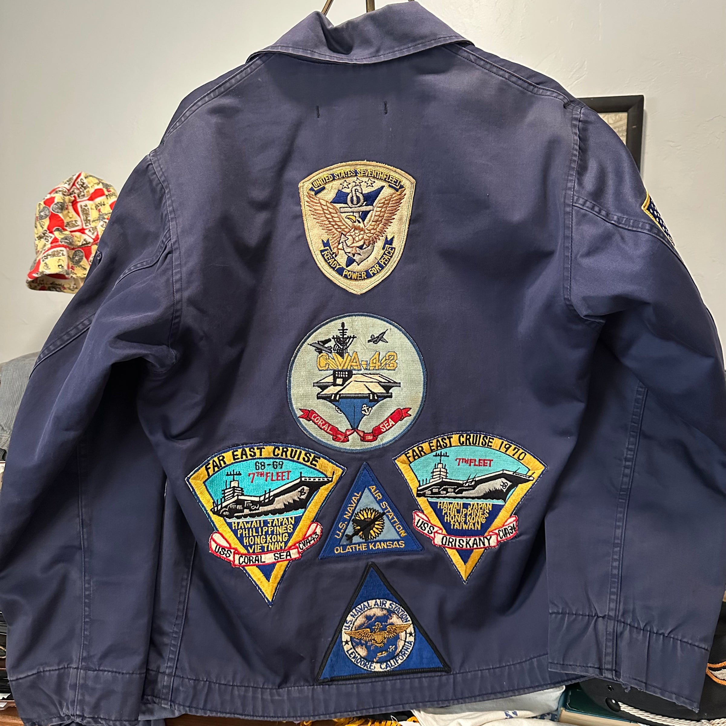 1960’s Patched USN Utility Jacket Size 38