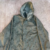 1980’s US Military Deadstock Desert Night Camo Fishtail Parka Shell Small