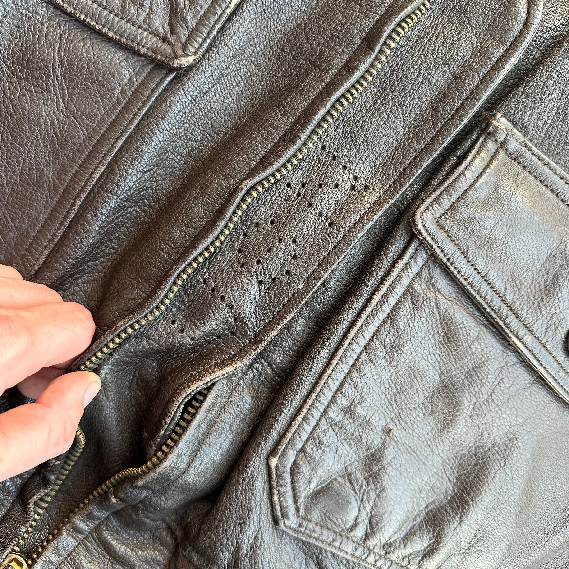 1960’s USN G-1 Leather Flight Jacket Size 40