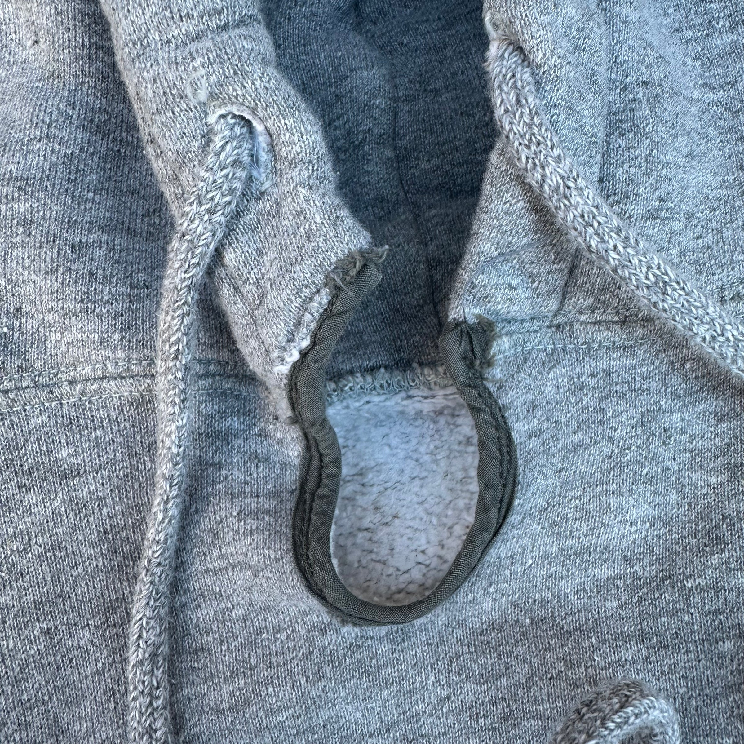 1950’s Heather Gray Hooded Sweatshirt Small
